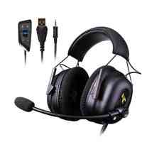 7.1 Virtual Wired Pc Stereo Earphones With Microphone
