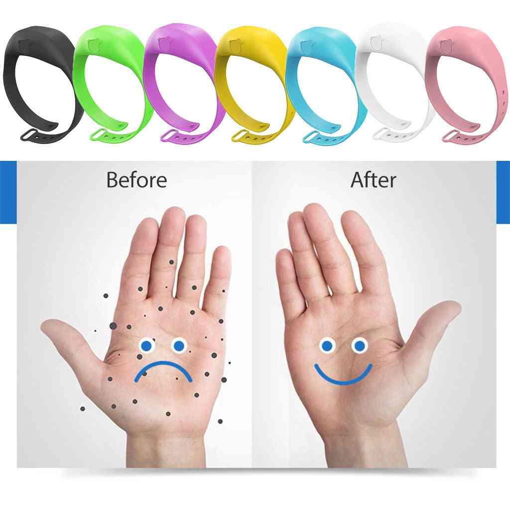 Disinfectant, Wristband Hand, Wearable Sanitizer, Pumps Wash Gel