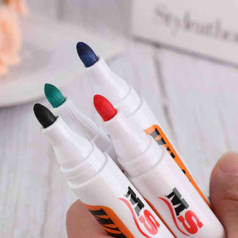 Kleurrijke whiteboard-pennenset met ingebouwde gum