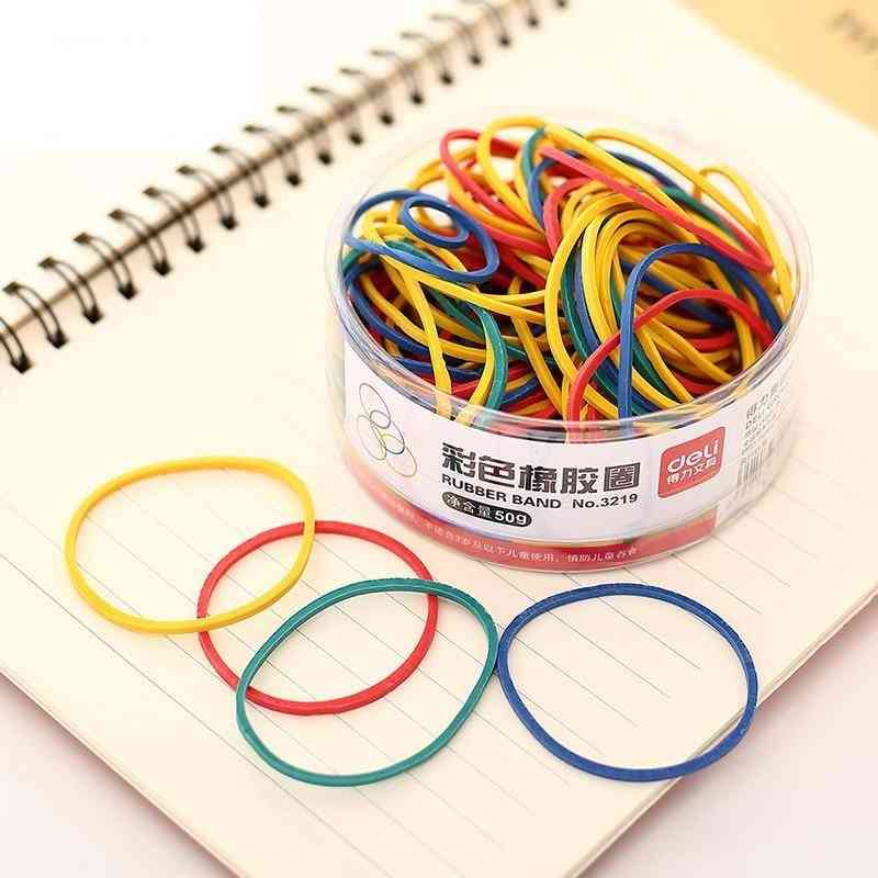 1 Pack 50g- Colored Round Circle, Strapping Rubber Band