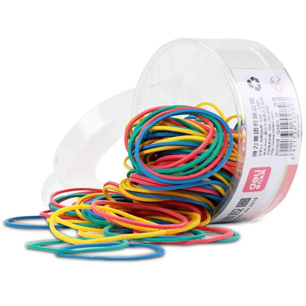 1 Pack 50g- Colored Round Circle, Strapping Rubber Band
