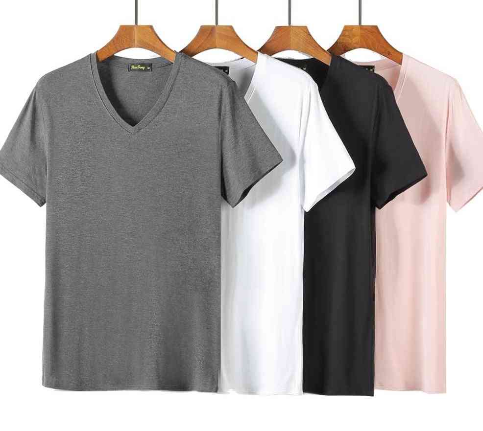 Camisetas de fibra de bambú para hombre tops de chaleco transpirable