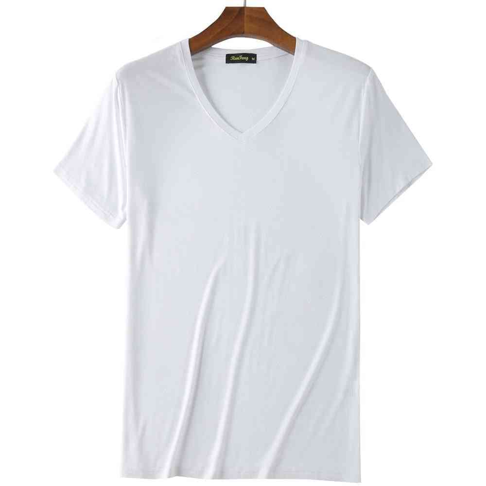 Camisetas de fibra de bambú para hombre tops de chaleco transpirable
