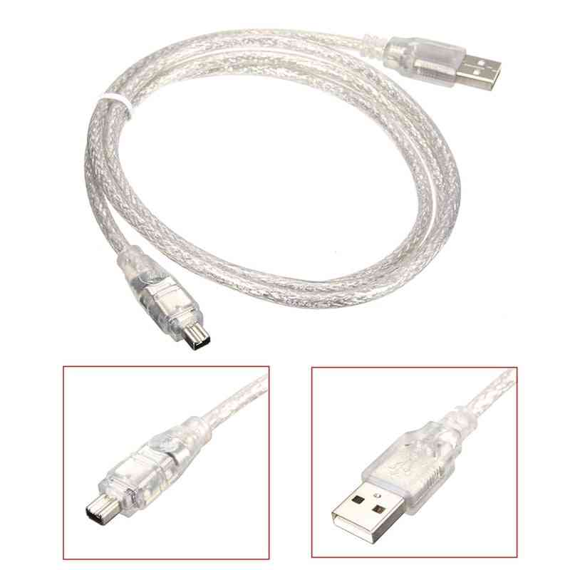 USB macho para pino firewire, cabo adaptador ilink