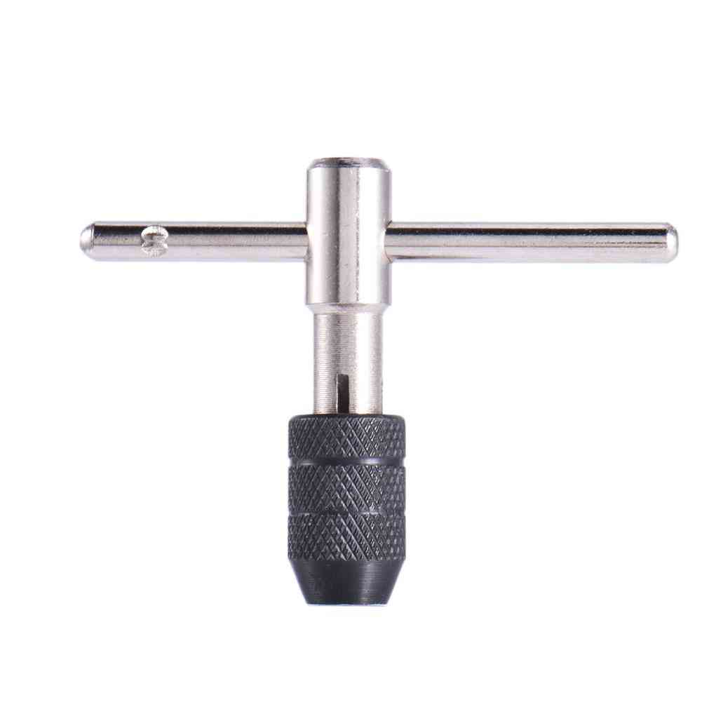 T-handle Reversible, Single Wrench, Tapping Threading, Screwdriver Tap, Holder Hand Tool