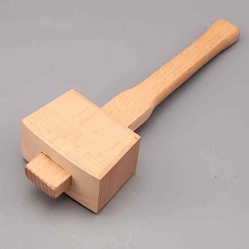 Hêtre charpentier en bois, manche de marteau maillet, outil de menuiserie
