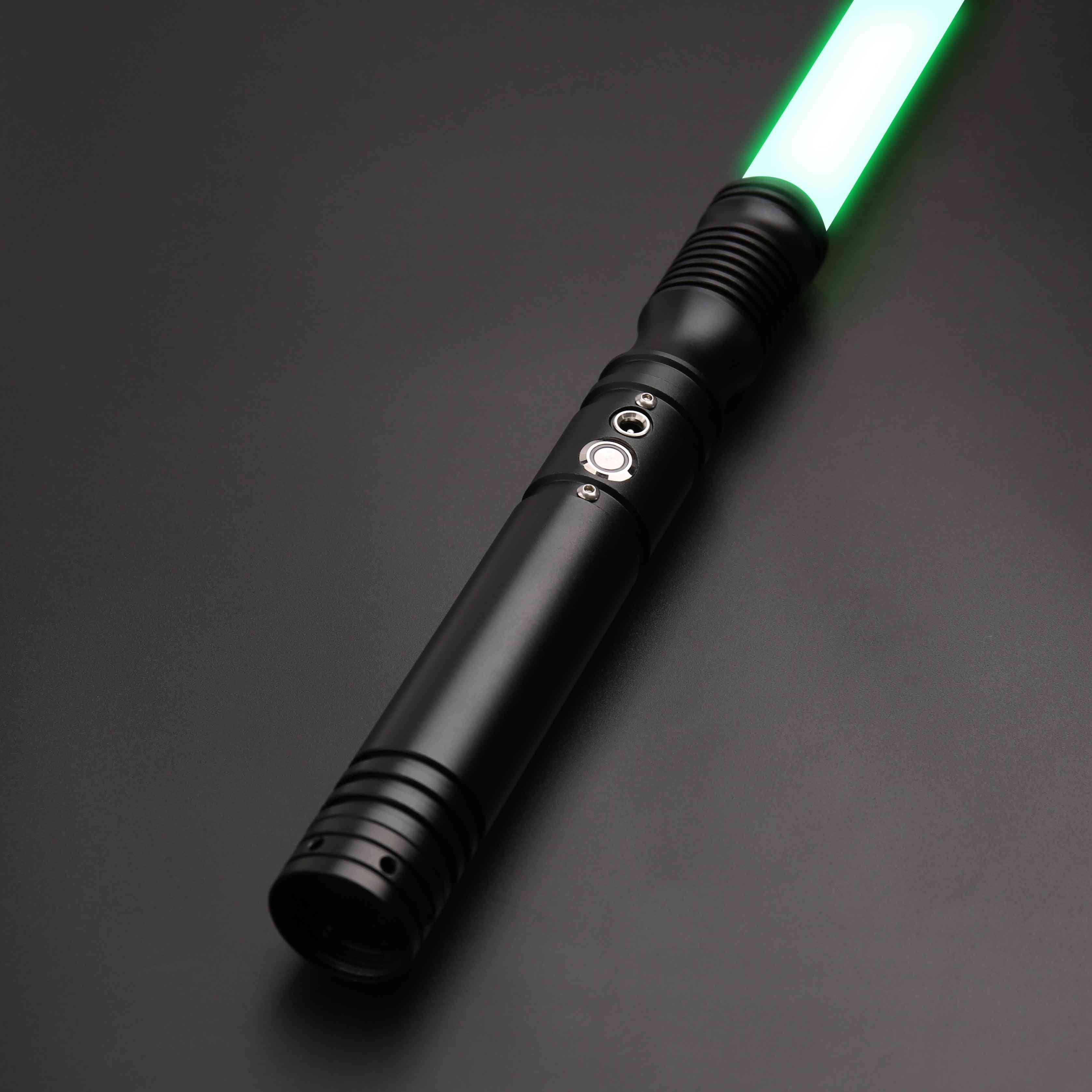 Dueling Foc Metal Handle Lights, Saber Force Sound Fonts Blaster Lock-up Light Sword