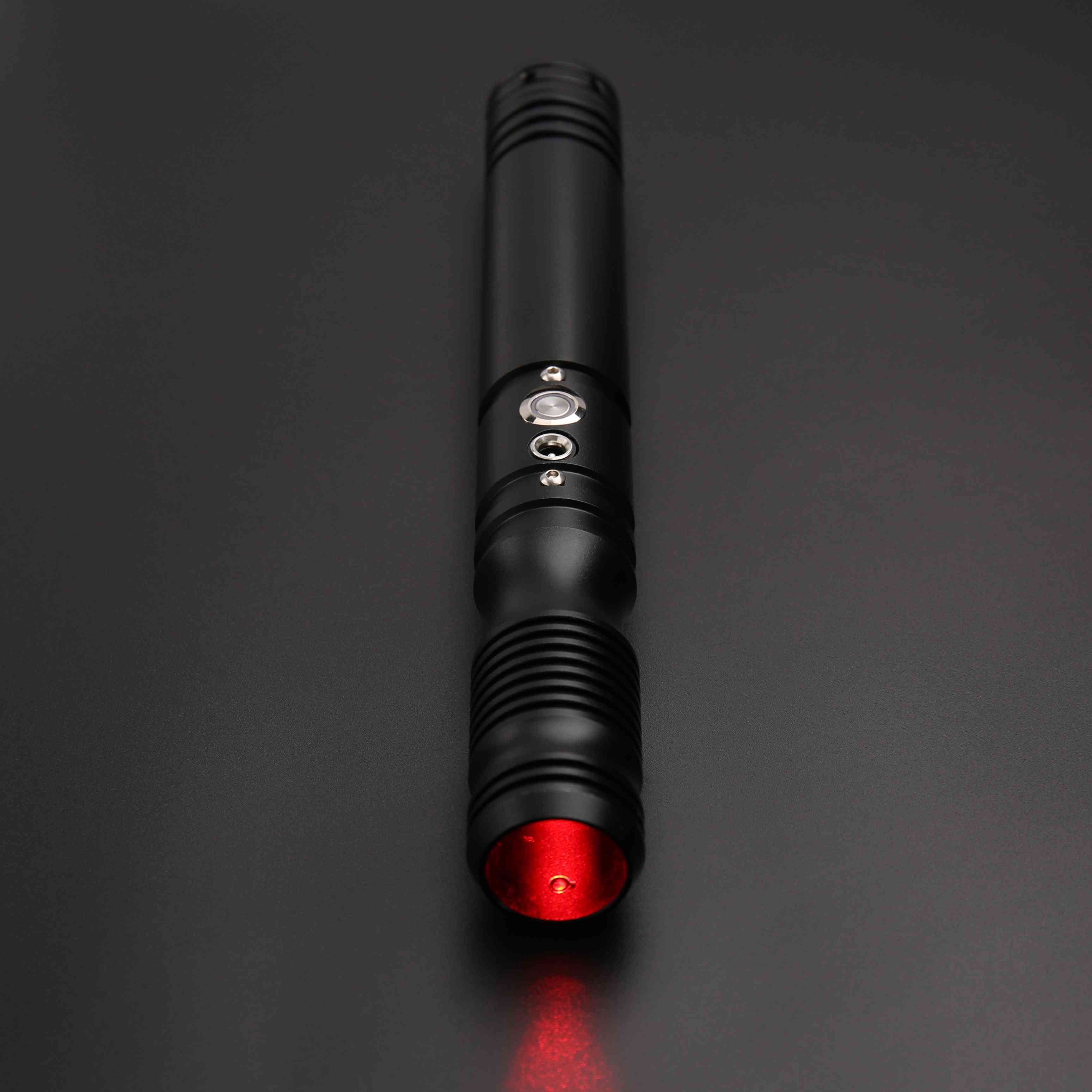 Duell Foc Metallgriff Lichter, Sabre Force Sound Fonts Blaster Lock-Up Lichtschwert