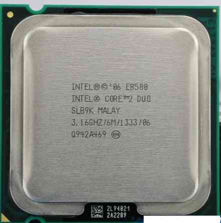 E8500/ Core-2 Duo, Cpu Processor, Dual-core Socket