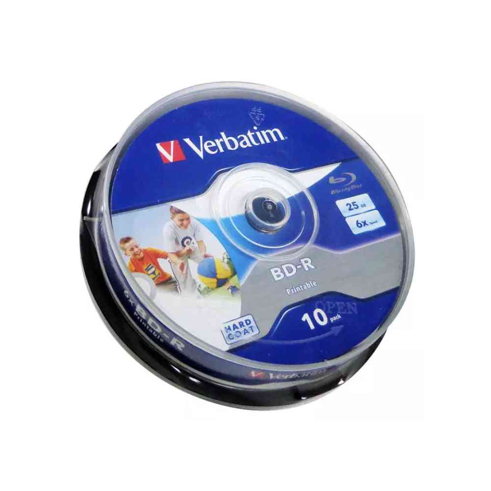 25gb Blank Disc, Recordable Media, Unprintable Disk Compact Storage, Blu Ray Player