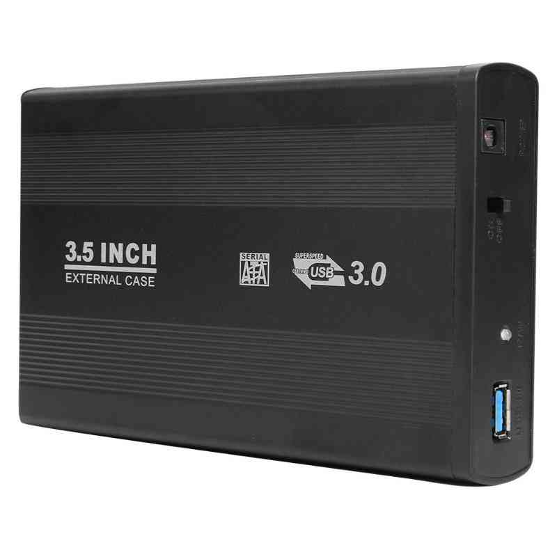 USB 3.0 till SATA-port extern HD SSD-hårddisk, kapslingsdiskbox