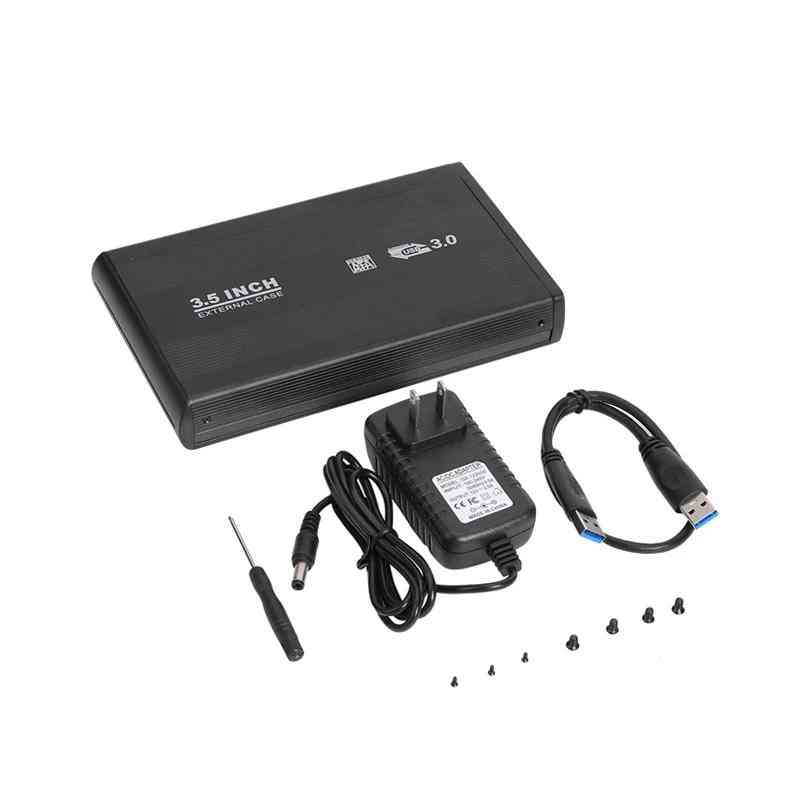 USB 3.0 till SATA-port extern HD SSD-hårddisk, kapslingsdiskbox