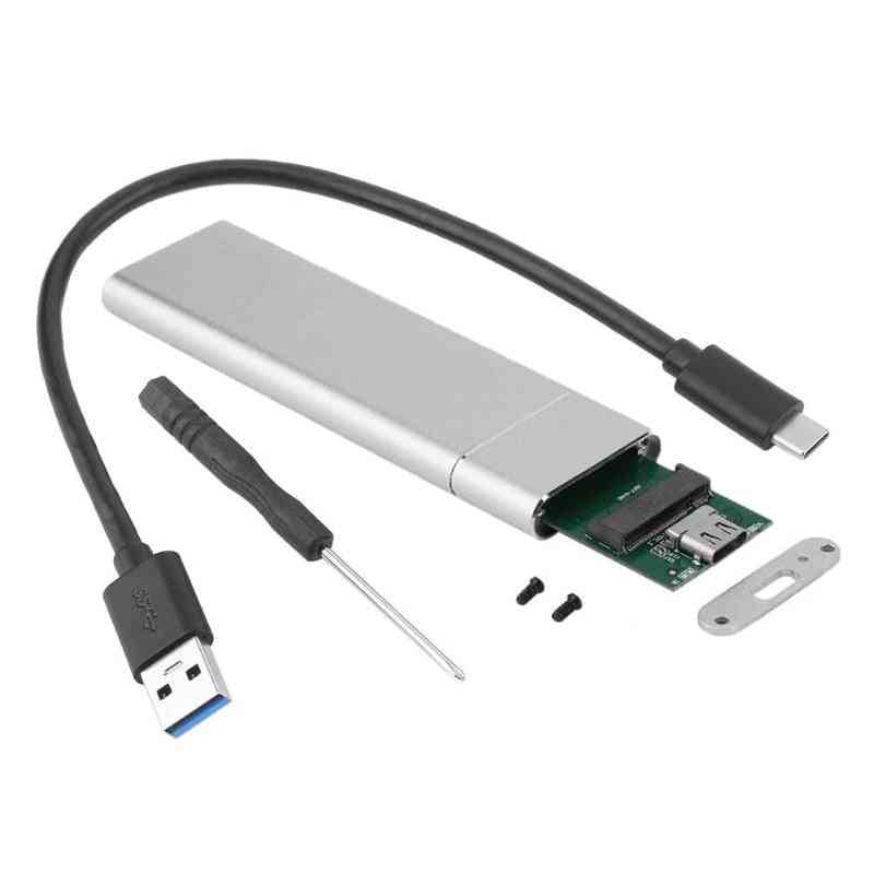 USB 3.1 až M.2 NVME, kryt SSD, adaptér M-kľúč na typ C, krabica
