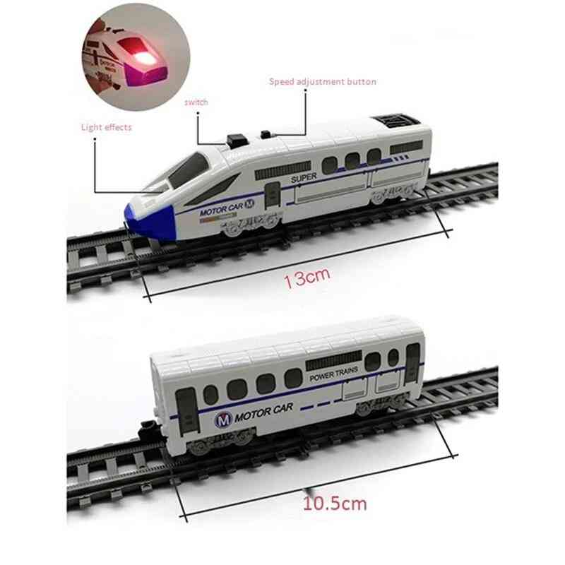 Električni brzi daljinski upravljač željeznički set igračka za vlak
