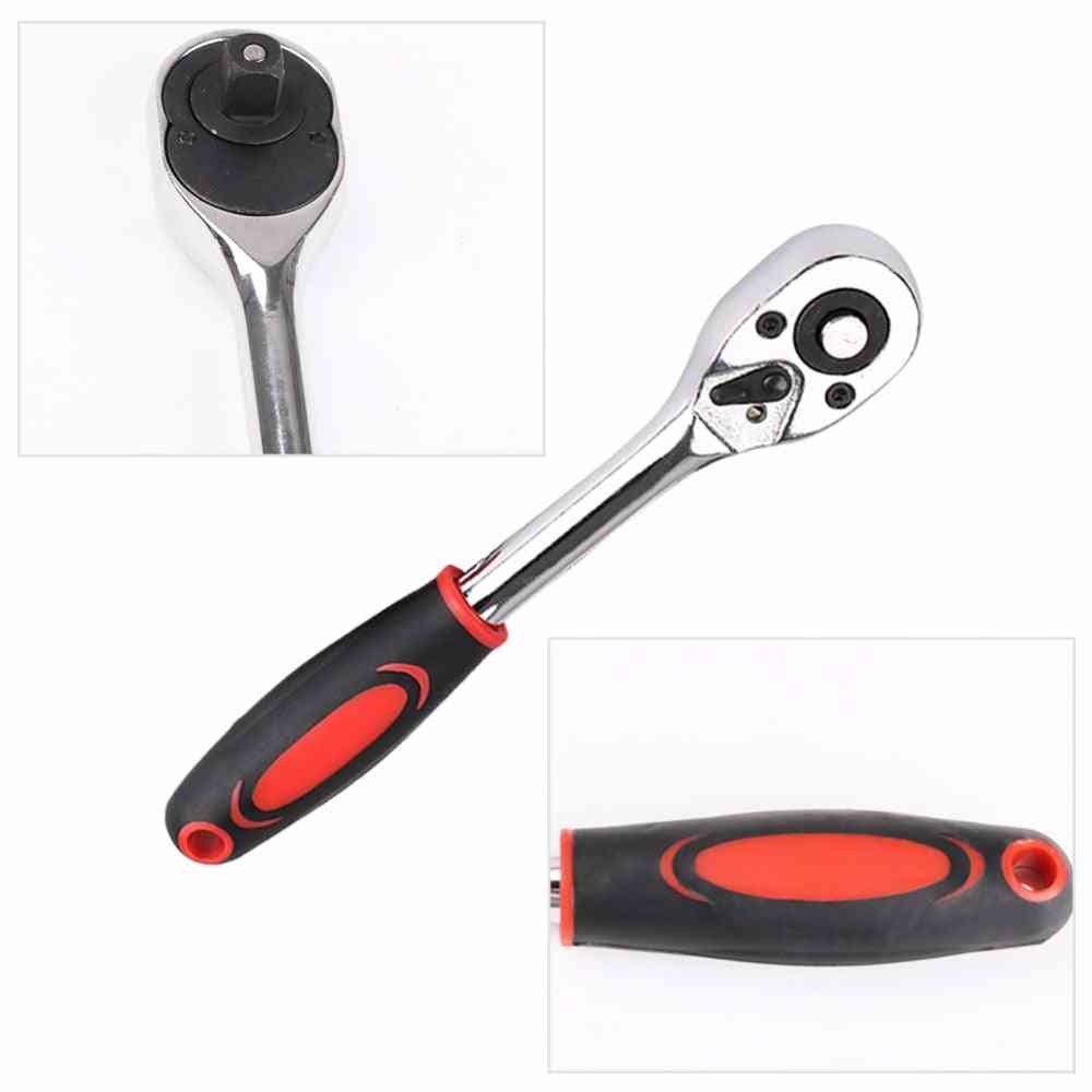 Ratchet Wrench With 24-teeth Extending, Telescopic Socket Tool