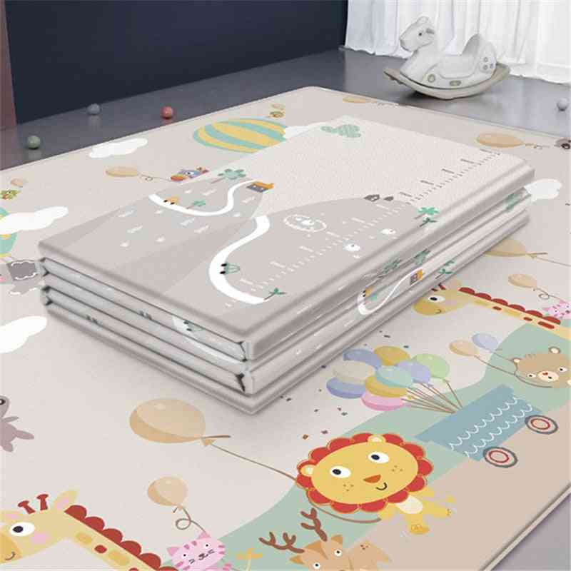 Foldable Crawling Mat, Baby Play, Double-sided, Rug Foam, Carpet