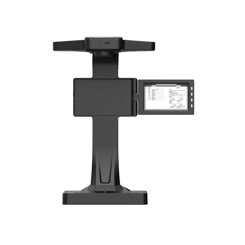 Book & Document Camera Scanner With Laser Curve-fiattening Tech