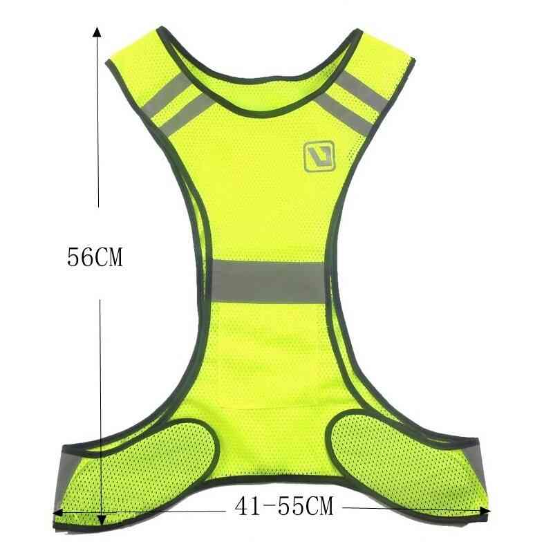 High Visibility Reflective Safety Vest, Fluorescent Security Gear Supplies For Night Work