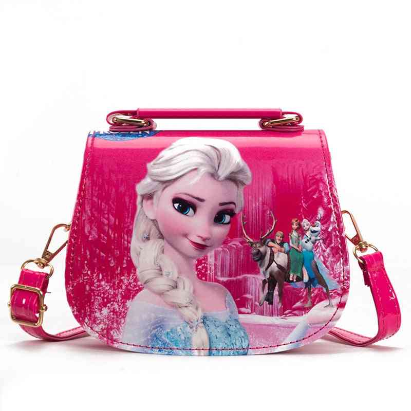 замразени принцеси през рамо pu анимационни чанти Елза