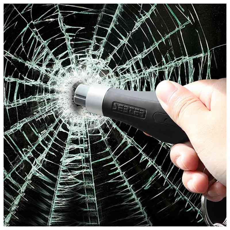 Small Seat Safety Hammer Glass Window Breaker Life-saving Escape Rescue Tool Seatbelt Cutter Key