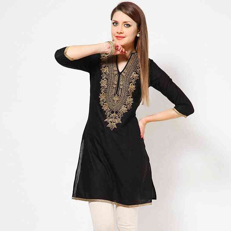 Indian Dress For Women, Ethnic Blouses Embroidery Clothing W