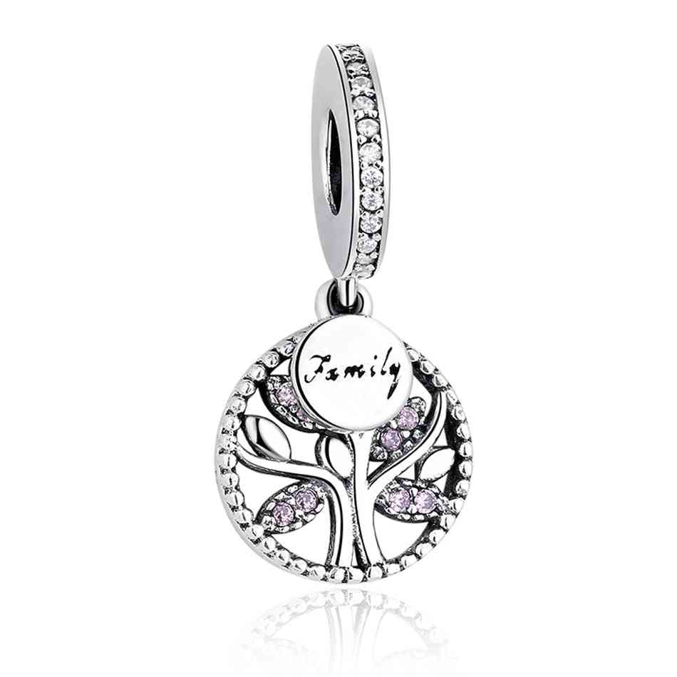 Pandora Charm Silver Bracelet With Cubic Zirconia Bead