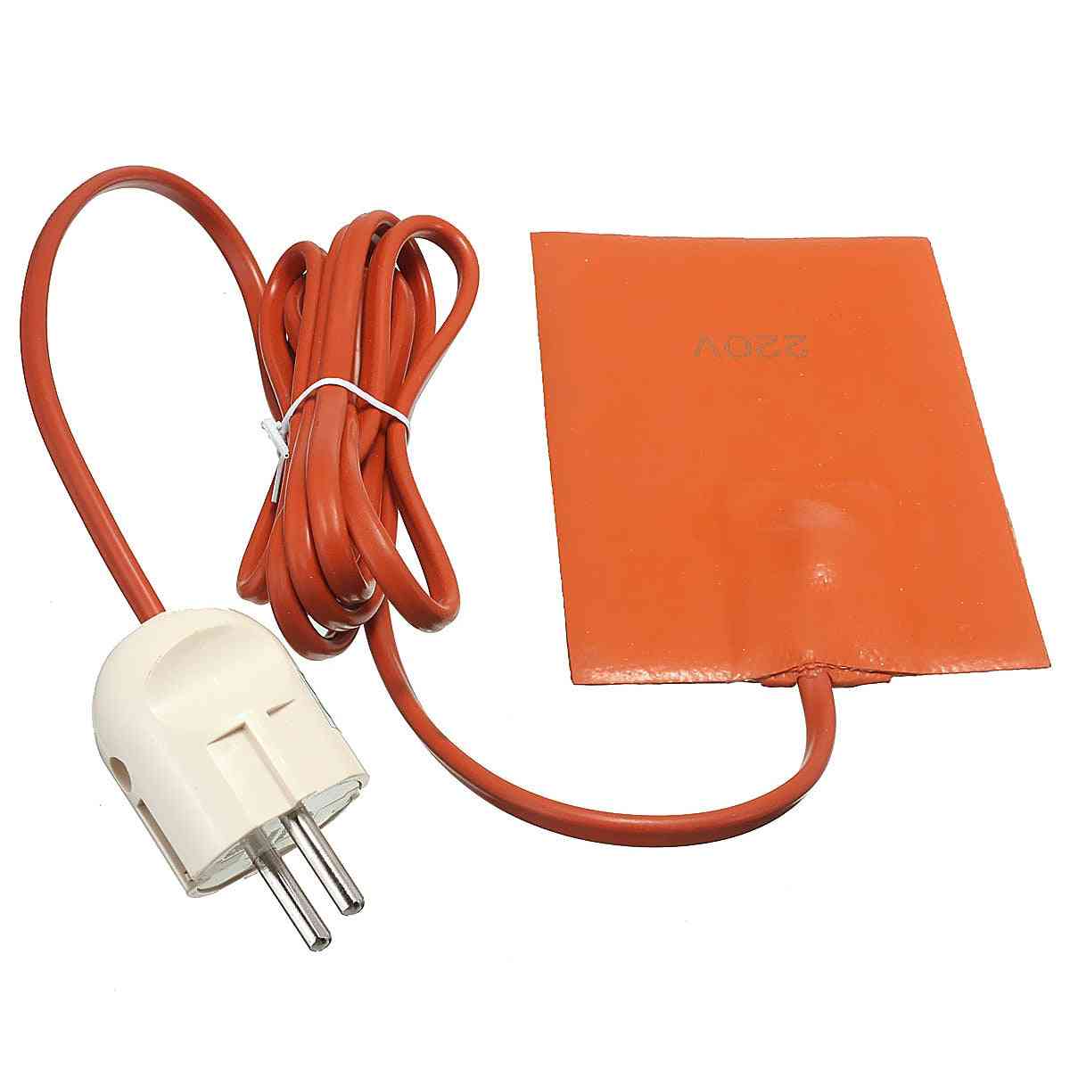 Car Engine, Oil Tank Heater, Silicone Heating Pad, Wear Protect With Eu Plug
