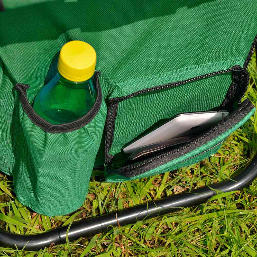 Portátil - camping dobrável, cadeira de pesca e mochila de banquinho