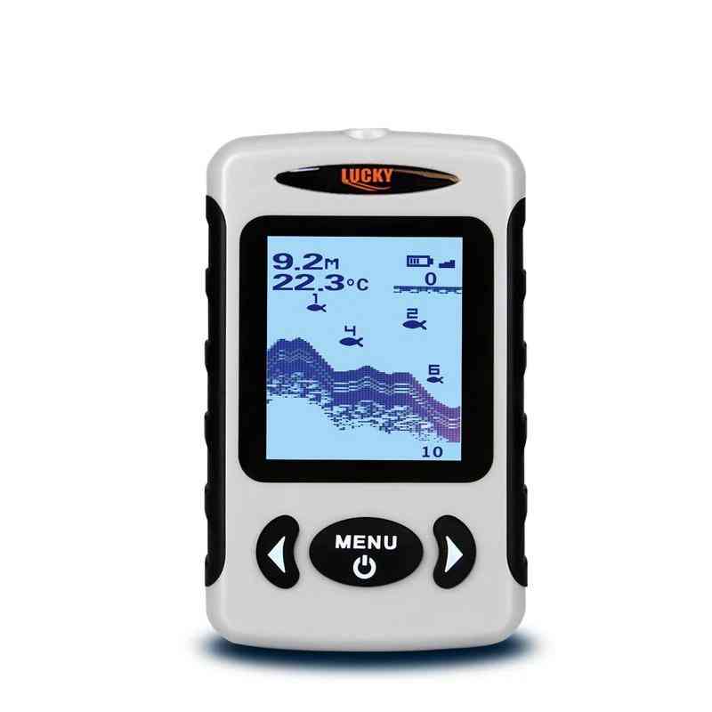 Přenosný LCD, duální sonarová frekvence 100m detekce hloubky, vyhledávač ryb