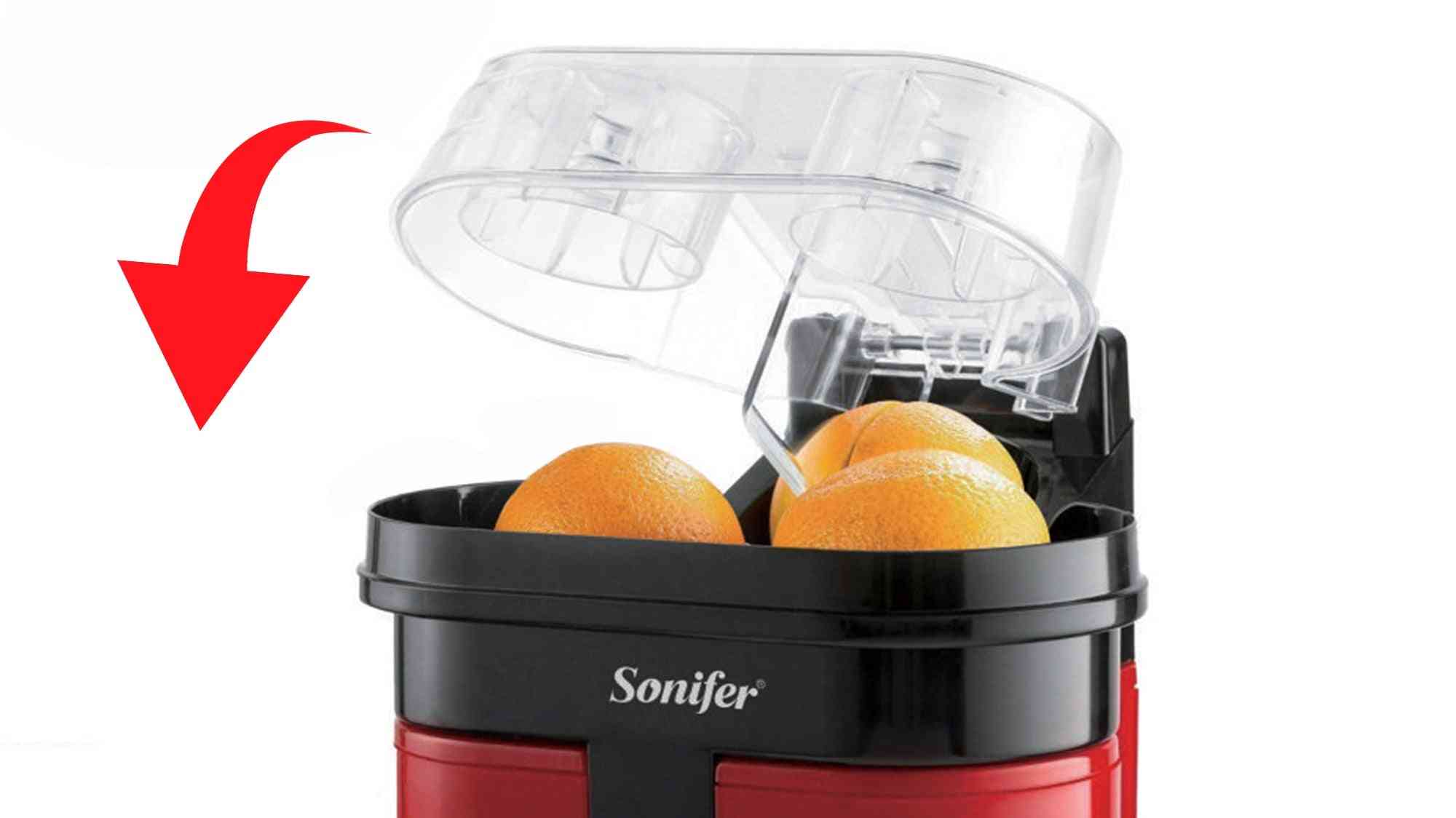 Elektryczna wyciskarka do świeżej cytryny i pomarańczy z zaworem zapobiegającym kapaniu, wyciskarka do owoców cytrusowych