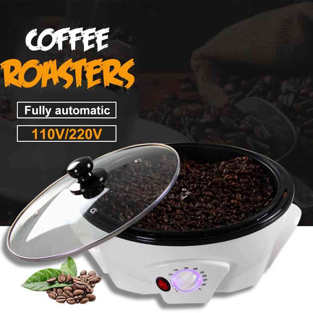 Máquina tostadora de café para el hogar, herramientas para hornear con revestimiento antiadherente para tostar, secado de granos domésticos
