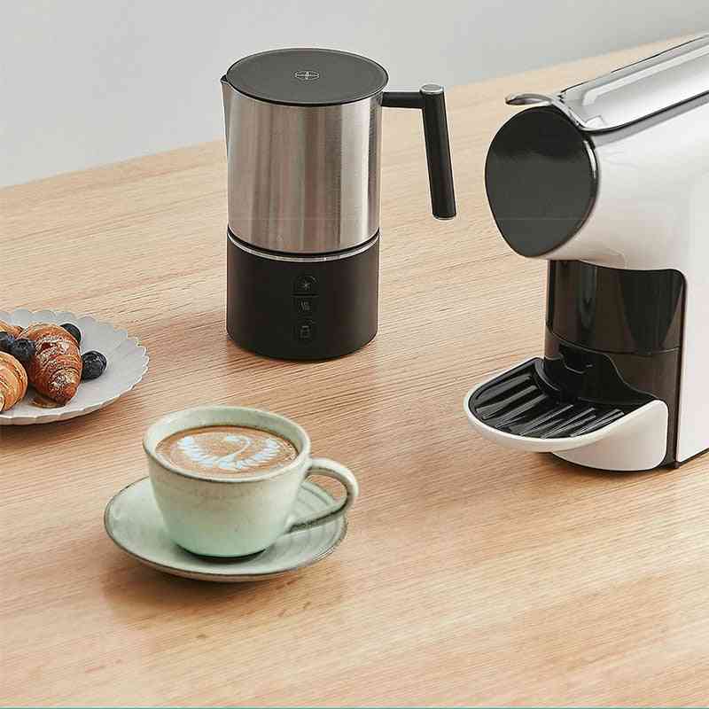 Elektrický pěnový stroj na výrobu bublinkové kávy, výrobce krémů na latte art