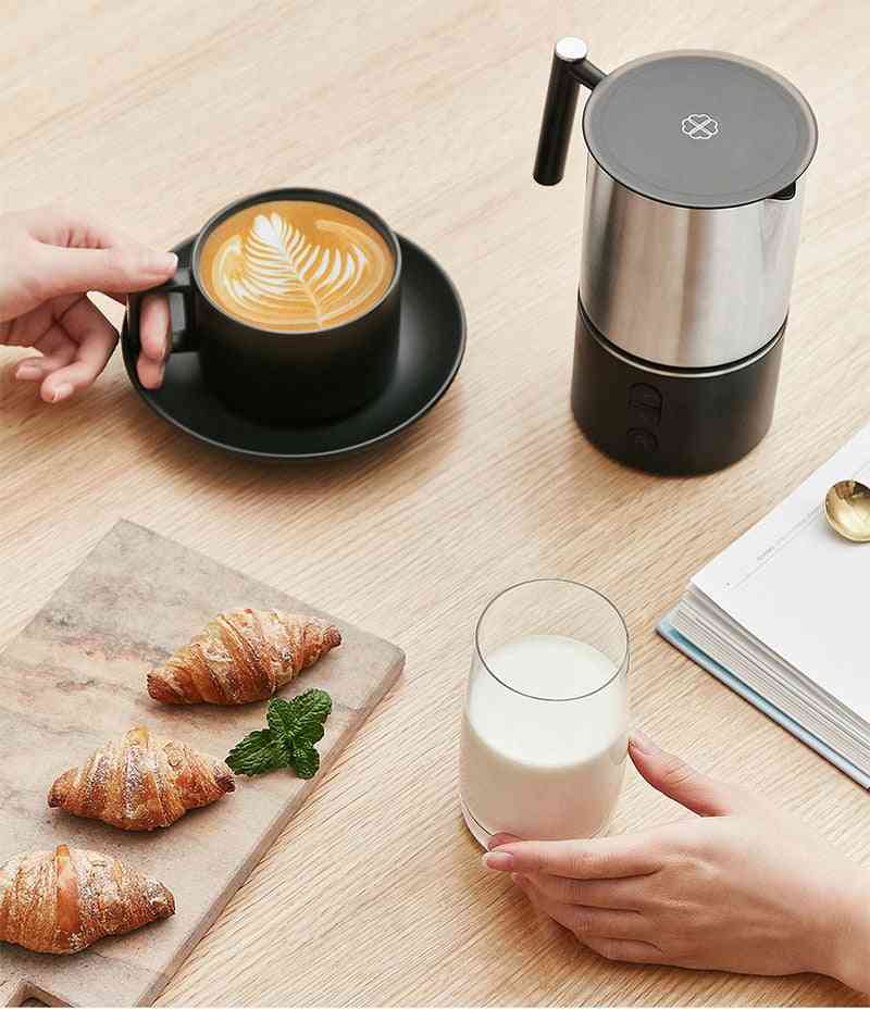 Elektrický pěnový stroj na výrobu bublinkové kávy, výrobce krémů na latte art