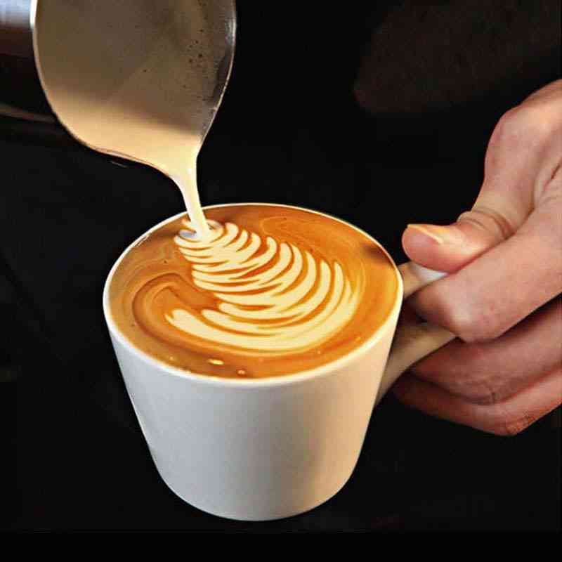Elektrisk skum bubbla kaffemaskin, latte art Creamer maker