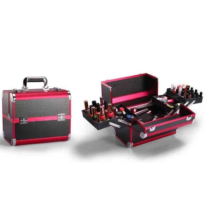 Portable Professional, Cosmetic Suitcases, Travel Makeup Bags Box