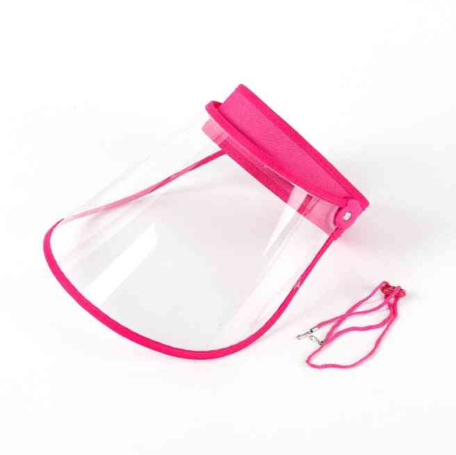 Protección facial completa protección a prueba de polvo y saliva anti-gotas, máscaras de plástico