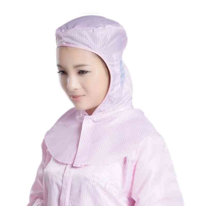 Anti-static Working Hat With Shawl, Anti-dust Shoulder Cap