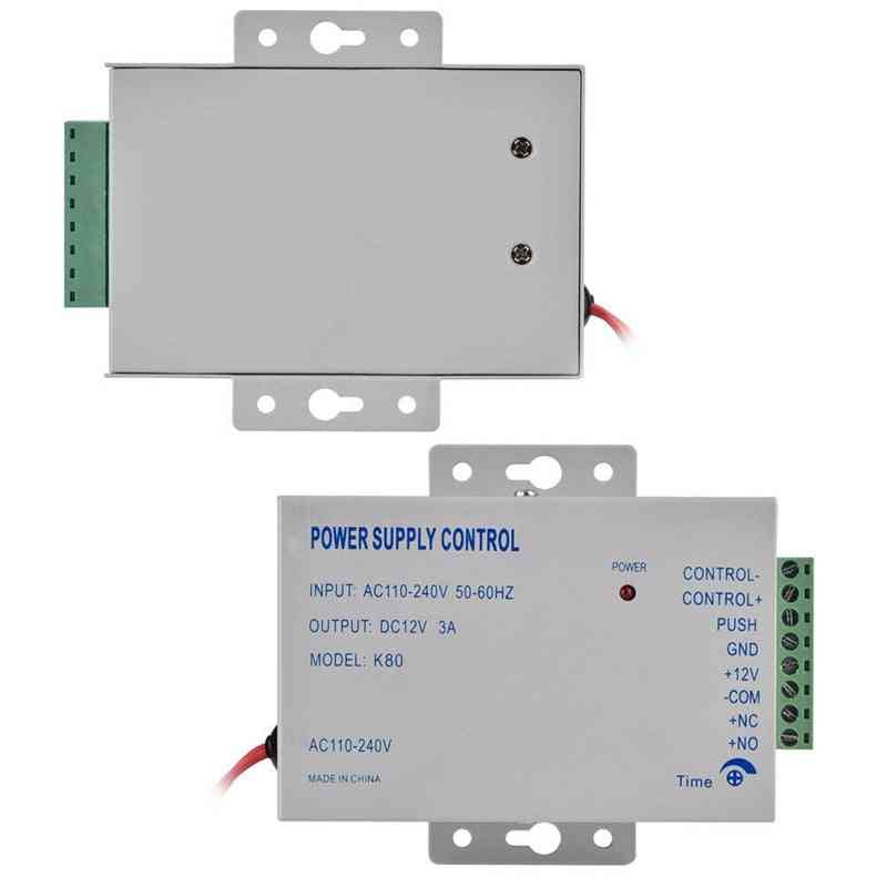 Door Access System Electric Power Supply Control