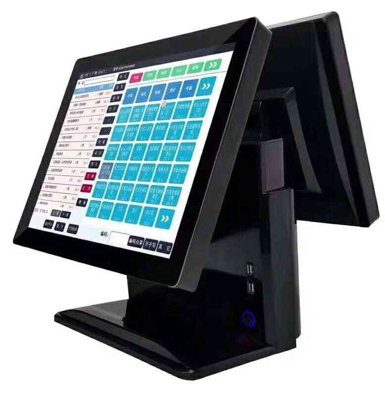 13 15-Zoll-Touch-Dual-Screen in einer globalen Version, Kartenzahlungs-POS-Systemterminal