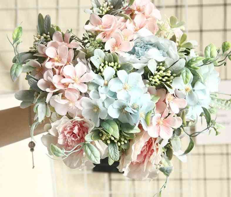 Artificial Silk Bouquet Flower For Bridesmaid Wedding
