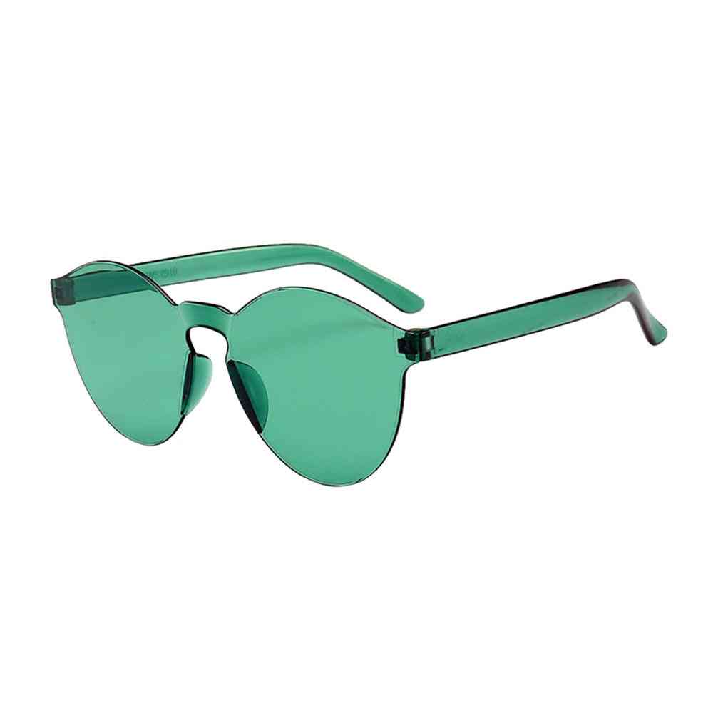 Vintage klar retro, polariserede solbriller, udendørs rammeløse, briller