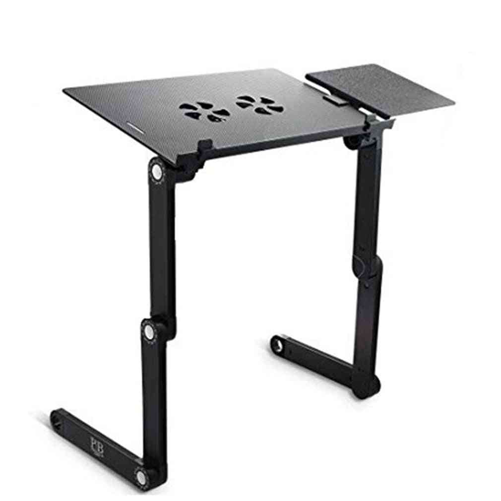 Portable Foldable Adjustable Table With Mouse Board, Stand Tray