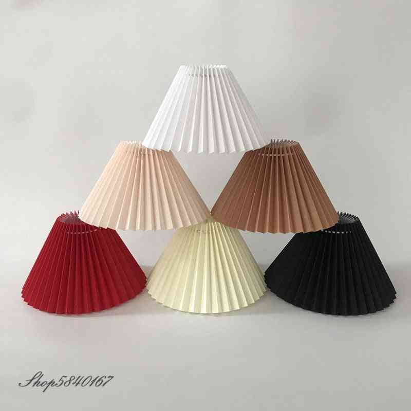 Plisseret lampeskærm til bordlampe / stående lamper