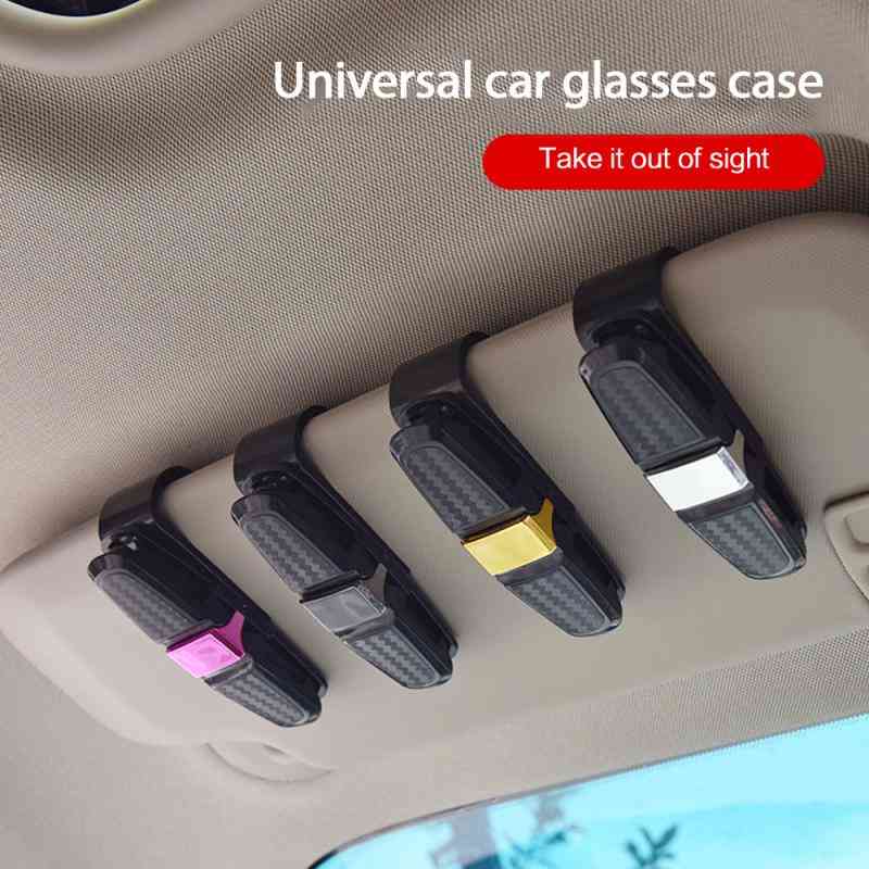 Portable Auto Sunglasses, Sun Visor, Clip Holder For Car Accessories