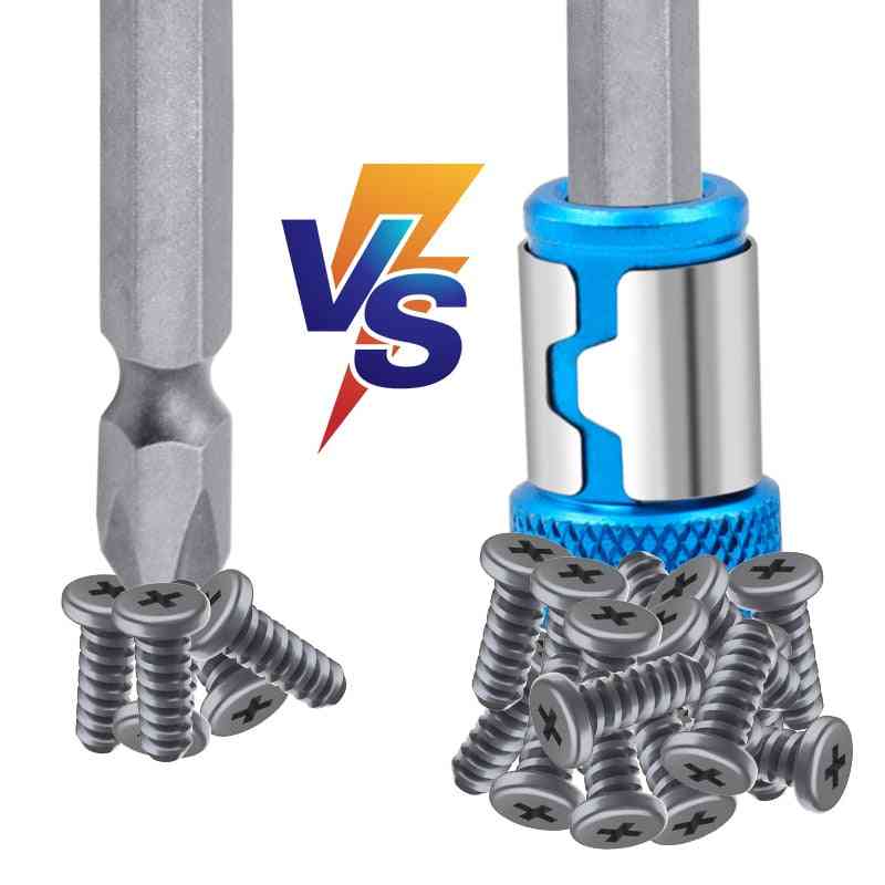 Universal magnetisk ringlegering skruetrækker bits anti-korrosion stærk magnetizer borekrone