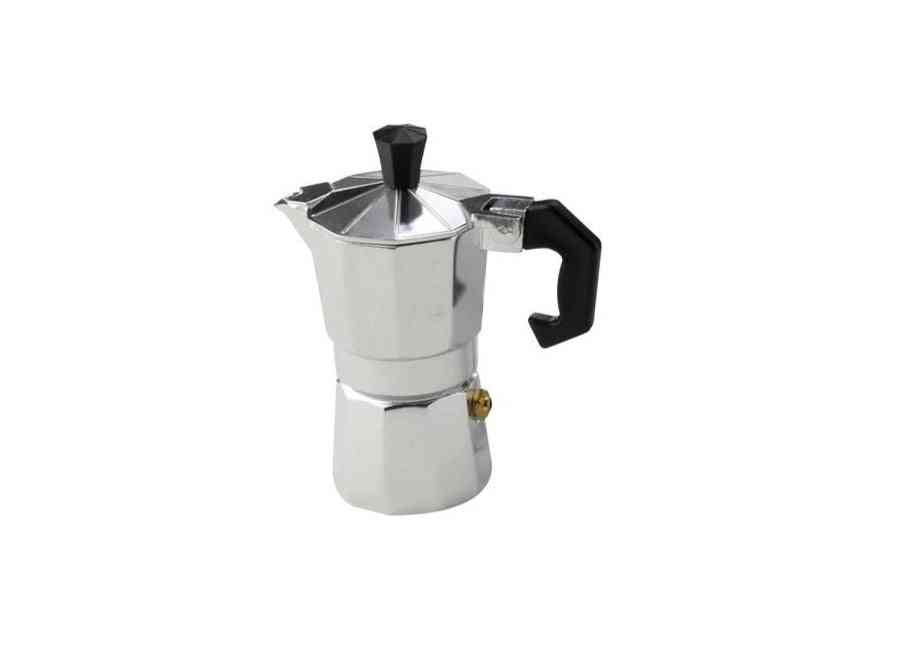 Cafetière sur la cuisinière en aluminium moka espresso pot percolateur