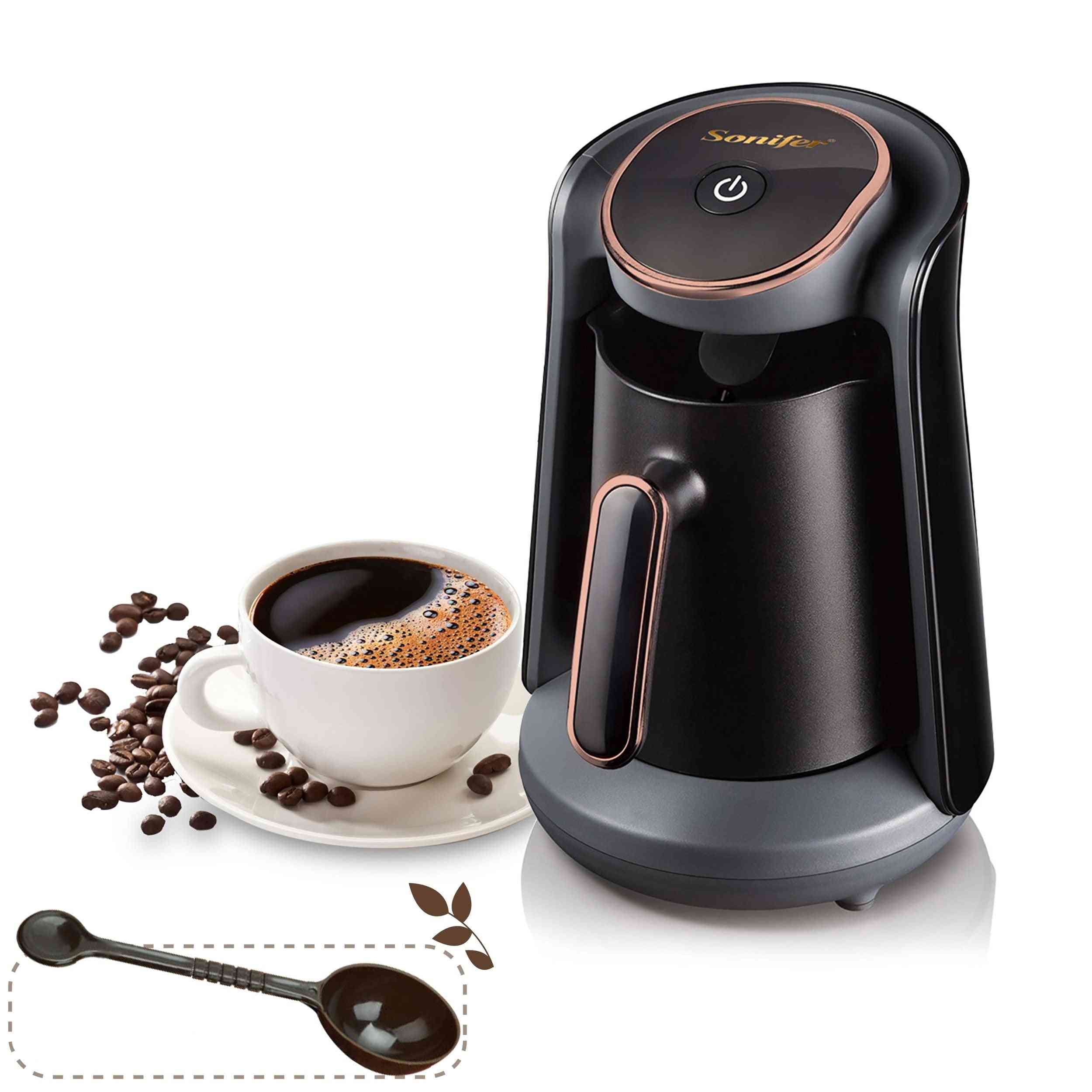 Portable Automatic Turkish Coffee Maker, Sound Warning System