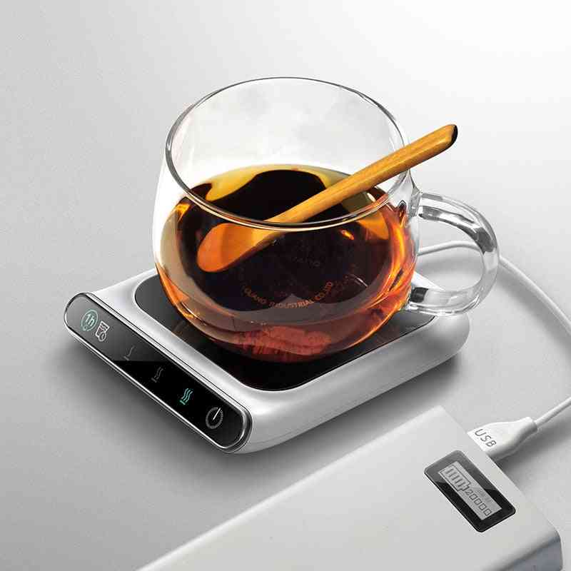 Cană cu 3 trepte de încălzire a cupei USB, termostatic mai cald, aparate de cafea fierbinți, tampon de încălzire