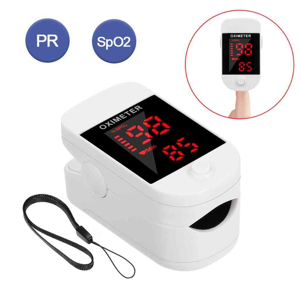 Mini digitálny pulzný oximeter špičiek prstov s oled displejom