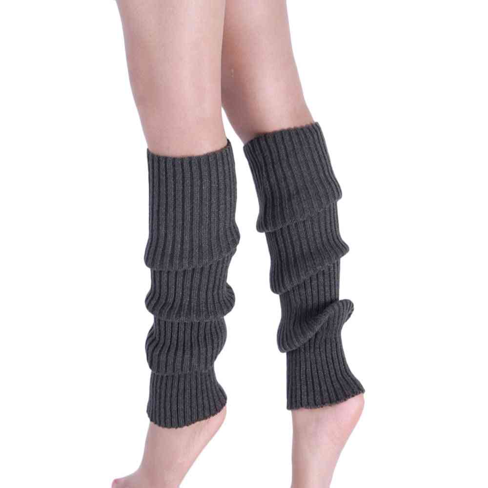 Stiefelstulpen wärmer gestrickt Beinstrümpfe überstrickt, die Kniestrümpfe Baumwolle